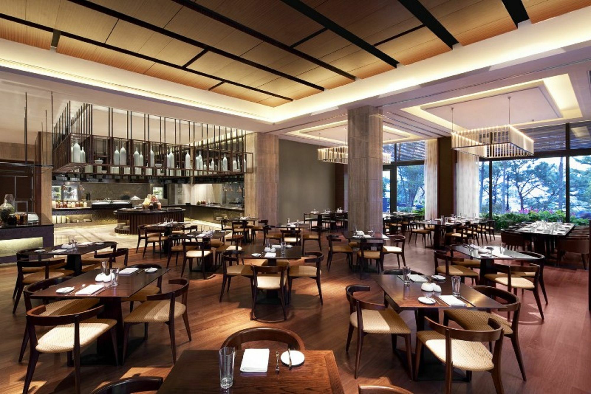 The Mulian Urban Resort Hotels Huadu Guangzhou Restaurant foto